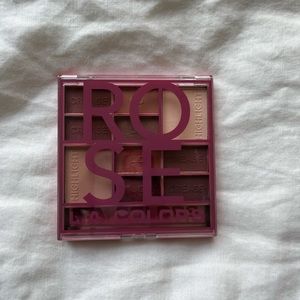 la colors rose full eyeshadow pallet